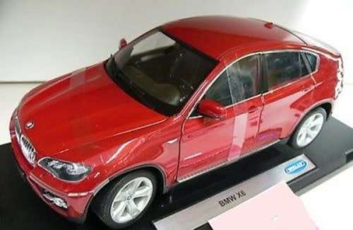 BMW X6 2009 rubyred 1:18 Welly NEW+boxed  #8715 instant wheels