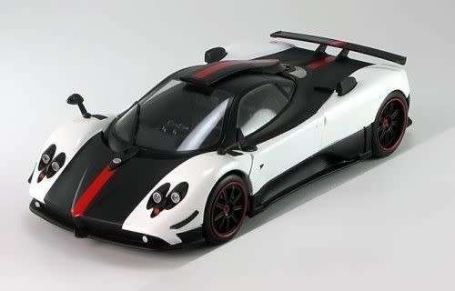 Pagani Zonda Chinque (5) 1999 white+carbon Mondo NEW FREE shipping ex SA stock #8740 instant wheels