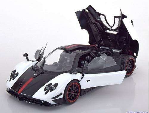 Pagani Zonda Chinque (5) 1999 white+carbon Mondo NEW FREE shipping ex SA stock #8740 instant wheels