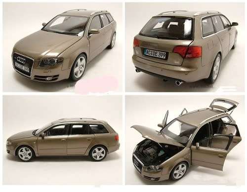 Audi A4 Avant 2005 beige-met  1/18 Minichamps NEW+boxed FREE shipping #8768 instant wheels