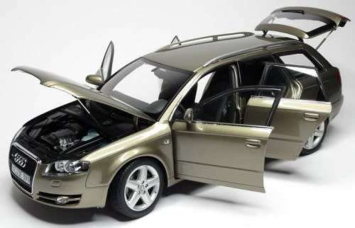 Audi A4 Avant 2005 beige-met  1/18 Minichamps NEW+boxed FREE shipping #8768 instant wheels