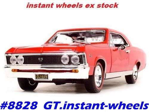 Chevrolet Chevelle SS396 1967 red, NEW+boxed, FREE  delivery, #8828 instant wheels