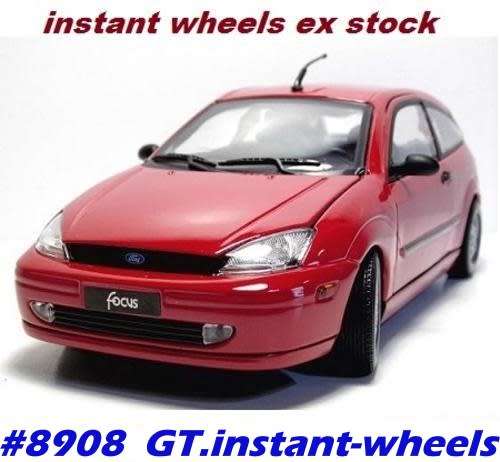Ford Focus ZX 3 2002 red 1/18 Premium Edtns NEW FREE shipping ex SA stock #8908 instant wheels