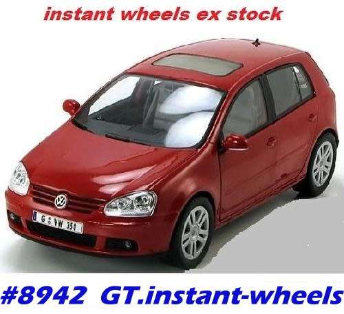 Volkswagen Golf V red 2007 NEW+boxed FREE delivery ex SA stock #8942 instant wheels