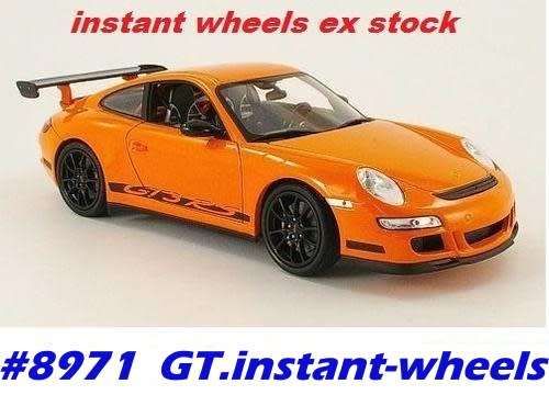 Porsche 911 GT3 RS (997) 2010 orange Welly, NEW FREE delivery #8971 instant 20% rebate INSIDE
