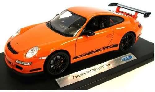 Porsche 911 GT3 RS (997) 2010 orange Welly, NEW FREE delivery #8971 instant 20% rebate INSIDE