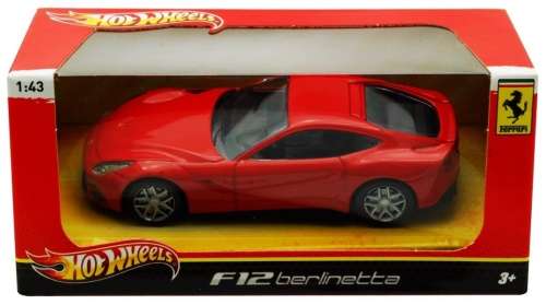 Ferrari F12 Berlinetta red 2012 1/43 HotWheels NEW+boxed  #4052 instant wheels