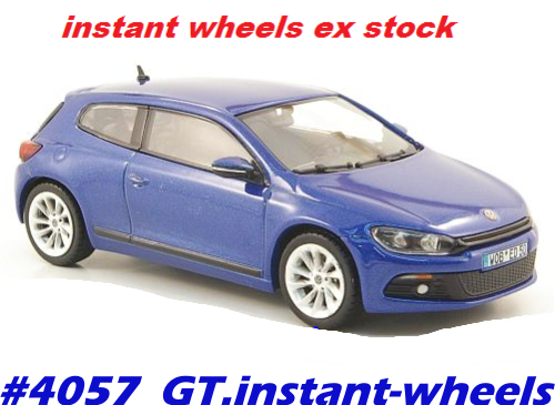 Volkswagen Scirocco 3 blue-met 2008 Norev NEW FREE delivery ex SA stock #4057 instant wheels