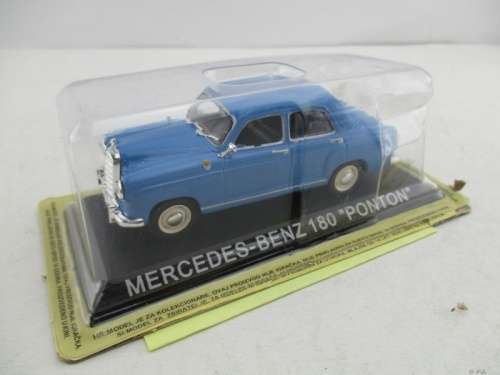 Mercedes-Benz 180 Ponton (W120) 1953 blue 1/43 IXO NEWinBlister  #4939 instant wheels