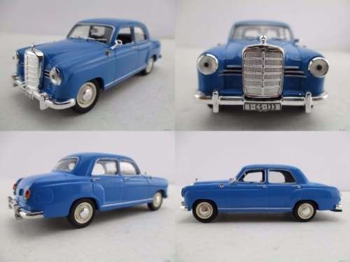 Mercedes-Benz 180 Ponton (W120) 1953 blue 1/43 IXO NEWinBlister  #4939 instant wheels