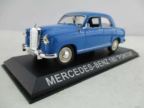 Mercedes-Benz 180 Ponton (W120) 1953 blue 1/43 IXO NEWinBlister  #4939 instant wheels