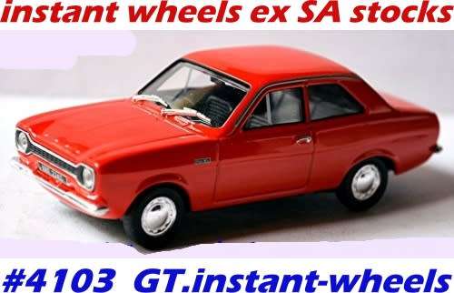 Ford Escort Mk.I 1967 red Cararama-Oxford NEW+boxed FREE delivery 4103 instant wheels