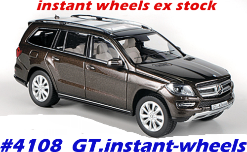 Mercedes-Benz CL (X166) 2012 dk.brown-met 1/43 Norev NEW+boxed  #4108 instant wheels