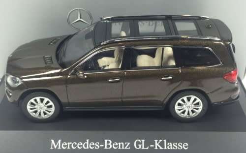 Mercedes-Benz CL (X166) 2012 dk.brown-met 1/43 Norev NEW+boxed  #4108 instant wheels