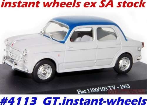 Fiat 1100 1953 Starline NEW+boxed FREE delivery ex SA stock #4113 instant wheels