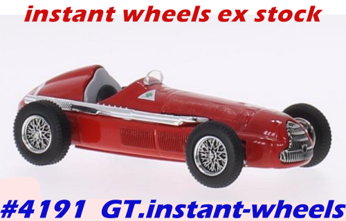 Alfa Romeo 158 no1 1950 F1 JuanManuelFangio NWEinBlister FREE delivery ex SA #4191 instant wheels