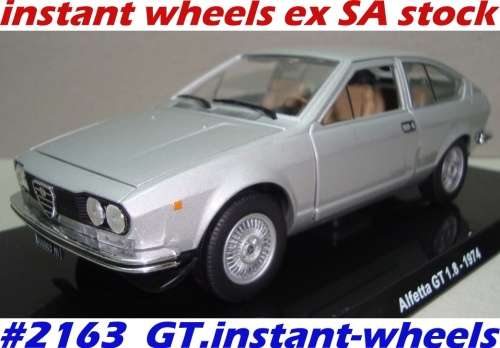 Alfa Romeo Alfetta GT 1.8 1974 NEWinBlister FREE Delivery ex SA stock #2163 instant wheels