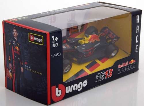 Red Bull TAG Heuer RB13 2017 VER 1/43 Bburago NEW+boxed  #4353 instant wheels