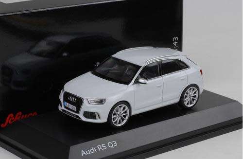 Audi RS Q3 2014 white 1/43 Schuco NEW+boxed  #4657 instant wheels