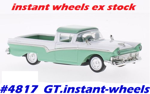 Ford Ranchero 1957 lt green NEO NEW+boxed FREE delivery #4817 instant wheels