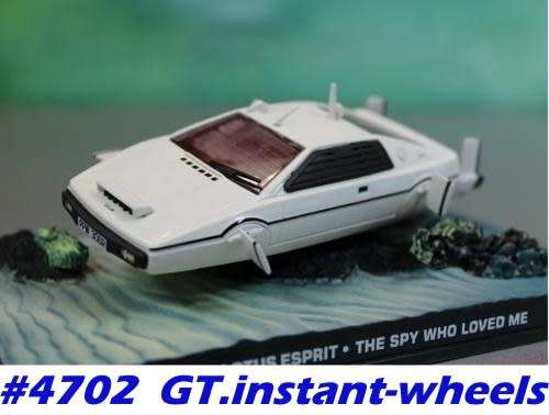 Lotus Esprit Bond The Spy 1/43 IXO NEW+boxed free delivery #4704 instant wheels