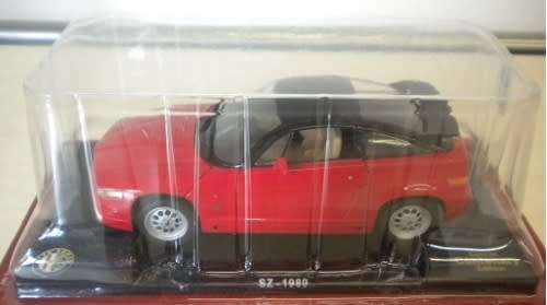 Alfa Romeo SZ 1989 red+carbon IXO NEWinBlister FREE delivery #2084 instant wheels