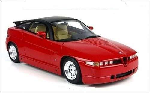 Alfa Romeo SZ 1989 red+carbon IXO NEWinBlister FREE delivery #2084 instant wheels
