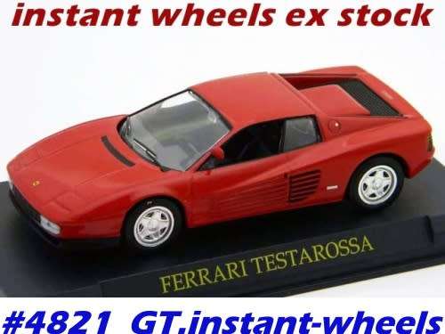 Ferrari Testarossa 1984 red 1/43 IXO NEWinBlister FREE delivery #4821 instant wheels