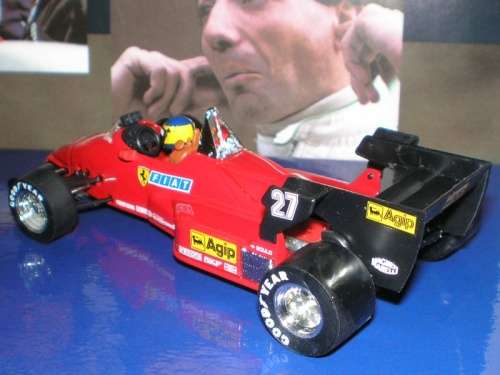 Ferrari 126 C4-M2 #27 1984 Alboreto 1/43 Brumm NEW+showcased FREE Shipping #4413 instant wheels