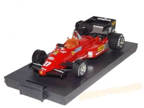 Ferrari 126 C4-M2 #27 1984 Alboreto 1/43 Brumm NEW+showcased FREE Shipping #4413 instant wheels