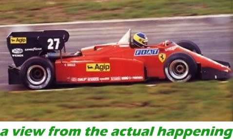 Ferrari 126 C4-M2 #27 1984 Alboreto 1/43 Brumm NEW+showcased FREE Shipping #4413 instant wheels