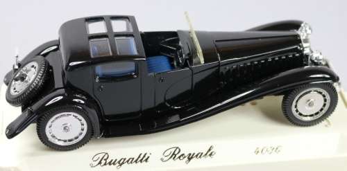 Bugatti Royale 41 1930 black Solid NEW+boxed FREE Shipping ex SA stock #4379 instant wheels