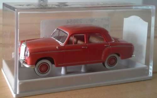 Mercedes-Benz 190 Ponton W120 1954 burgundy 1:87 NEW+boxed FREE delivery #9103 instant wheels
