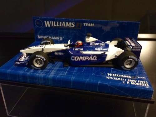 WilliamsF1 BMW FW23 #6 `01 J.P.Montoya 1/43 Minichamps NEW+boxed  #4427 instant wheels