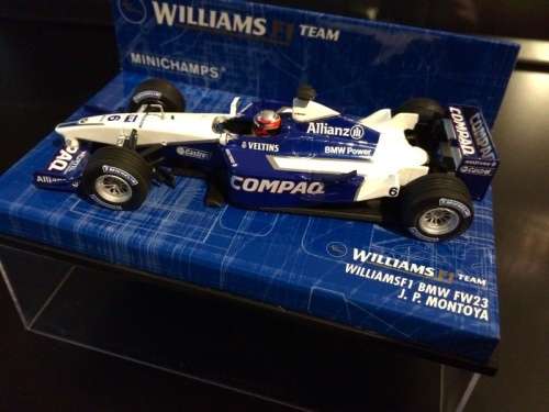 WilliamsF1 BMW FW23 #6 `01 J.P.Montoya 1/43 Minichamps NEW+boxed  #4427 instant wheels