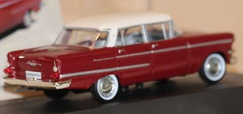 Opel Kapitaen PII 1959-1964 red 1/43 IXO NEW+boxed  #4463 instant wheels