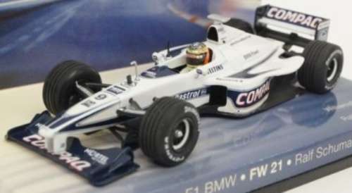 BMW Williams Supertec FW21 `99 F1#9 R Schumacher 1/43 Minichamps NEW+showcase  #4472 instant wheels