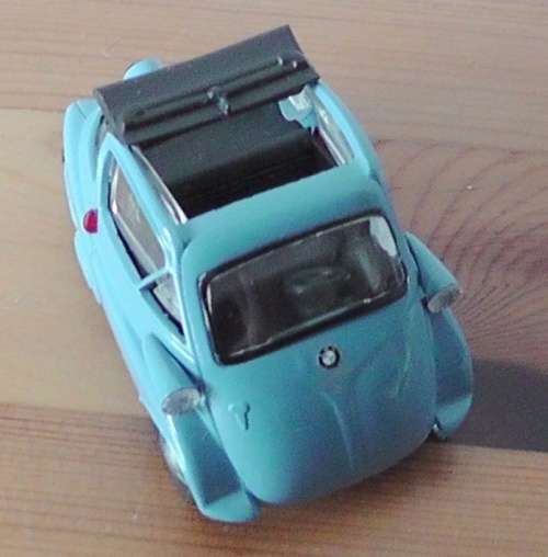 BMW Isetta Cabrio 1955 blue 1/43 Gama NEW+showcased  #4487 instant wheels