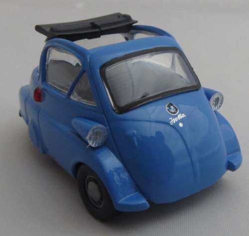 BMW Isetta Cabrio 1955 blue 1/43 Gama NEW+showcased  #4487 instant wheels