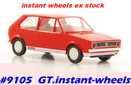 Volkswagen Citi Golf Mk I red 1/87 Brekina NEW+boxed FREE delivery ex SA #9105 instant wheels