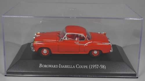 Borgward Isabella Coupe 1957 red IXO NEW+boxed FREE delivery ex SA stock #4545 instant wheels