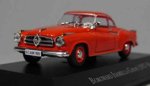 Borgward Isabella Coupe 1957 red IXO NEW+boxed FREE delivery ex SA stock #4545 instant wheels