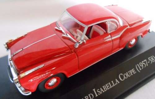Borgward Isabella Coupe 1957 red IXO NEW+boxed FREE delivery ex SA stock #4545 instant wheels