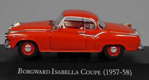 Borgward Isabella Coupe 1957 red IXO NEW+boxed FREE delivery ex SA stock #4545 instant wheels