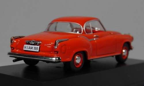 Borgward Isabella Coupe 1957 red IXO NEW+boxed FREE delivery ex SA stock #4545 instant wheels