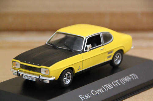 Ford Capri Mk.I 1700 GT yellow+black 1/43 IXO NEW+boxed FREE Delivery ex SA #4546 instant wheels