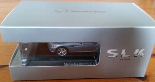 Mercedes-Benz SLK (R172) 2015 grey-met 1/43 Schuco NEW+boxed  #4534 instant wheels
