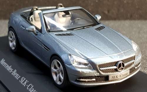 Mercedes-Benz SLK (R172) 2015 grey-met 1/43 Schuco NEW+boxed  #4534 instant wheels