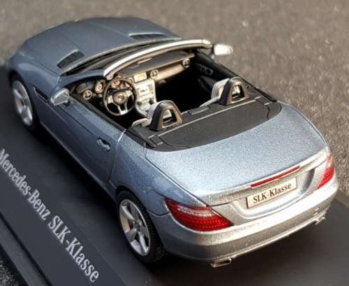 Mercedes-Benz SLK (R172) 2015 grey-met 1/43 Schuco NEW+boxed  #4534 instant wheels