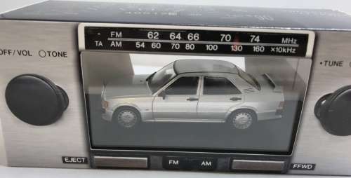 Mercedes-Benz 190E2.3 16V 1987 silver 1/43 GTI-collectn NEW+boxed  #4777 instant wheels